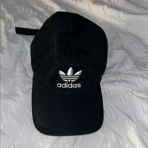 Adidas Black and White Logo Cap